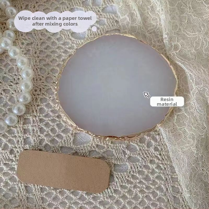 Õlimaalipulga palett Läbipaistev akrüülpalett Akvarellpigmentkunst Õpilane Lihtne puhastada Mugav Kaasaskantav