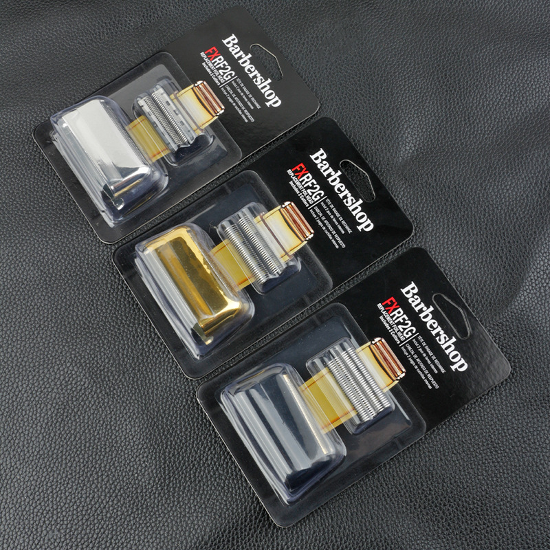 CestoMen Barber balinošs dubultais nazis, sieta uzvalks, Babyliss FX02 skuvekļa piederumi, griezējgalva