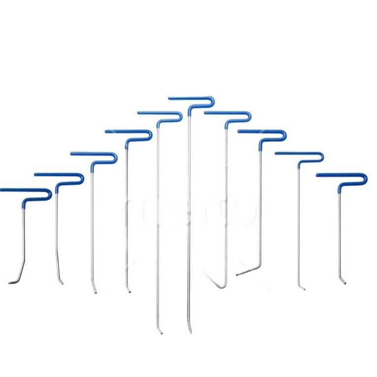 Ülemise varda ülikond auto lehtmetalli mõlkide parandamise tööriist ülikond muhkude jälje auk kang autoremondi värvivaba tööriist