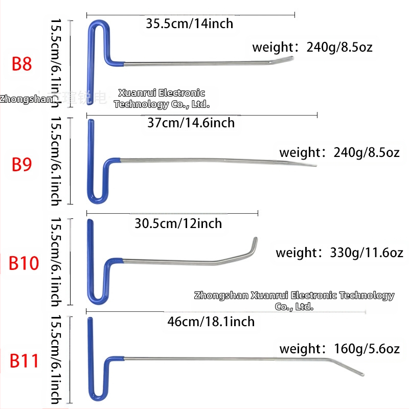 Инструмент за ремонт на вдлъбнатини от ламарина, подходящ за горна част на пръта, инструмент за ремонт на вдлъбнатини от ламарина, лост за ремонт на автомобили, инструмент без боя