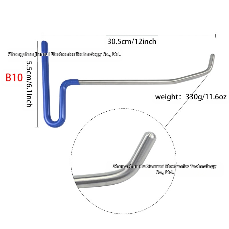 Ülemise varda ülikond auto lehtmetalli mõlkide parandamise tööriist ülikond muhkude jälje auk kang autoremondi värvivaba tööriist