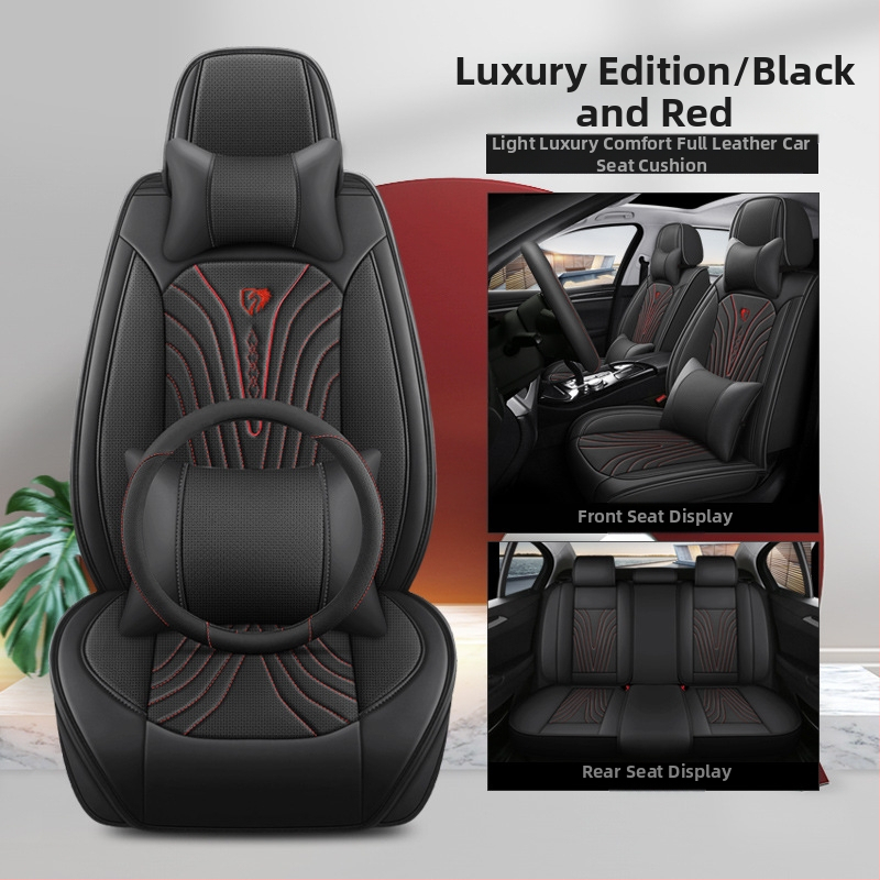 Uus autoistmepadi, mis on täielikult ümbritsetud nelja aastaaja universaalse padjaga perforeeritud nahast, spetsiaalne hingav istmekate, suvine autoistmepadi