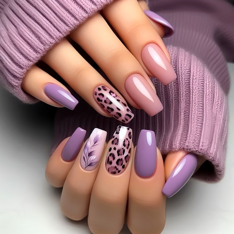 Piiriüleselt müüdavad balletitüüpi kunstküüned keskmise pikkusega taimse lillemustriga kantavad küüned eemaldatavad valmistoodete hulgimüük