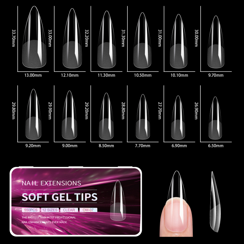 Piiriülene Euroopa ja Ameerika portselanist valge karp küünekunstiks, läbipaistev poolmatt, üliõhuke, pikendatud, õmblusteta, graveerimata, õhuke, võltssõrm, hulgimüük