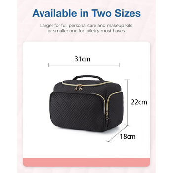 Reisikott, suure mahutavusega kuiv- ja märgpuhastuskott, tepitud kosmeetikakott, tikitud universaalne hoiukott Amazonist