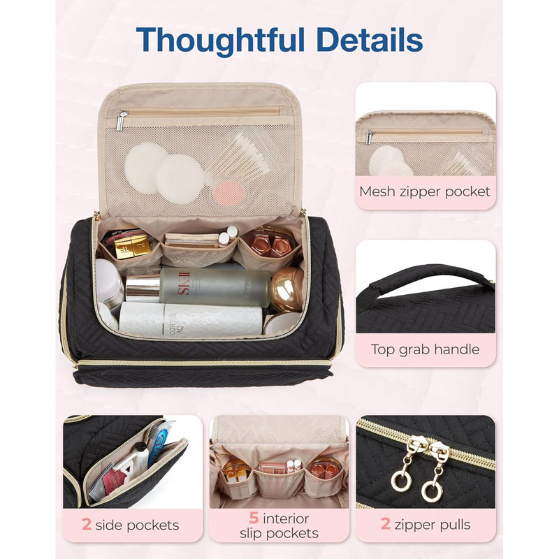 Reisikott, suure mahutavusega kuiv- ja märgpuhastuskott, tepitud kosmeetikakott, tikitud universaalne hoiukott Amazonist