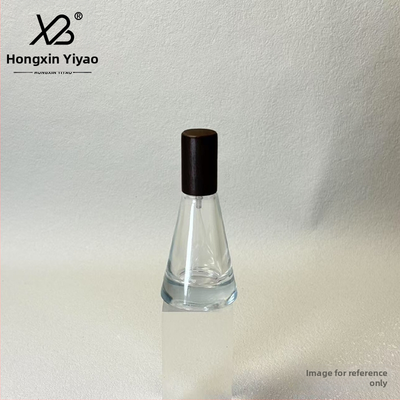 Uus laos 20ml jäätunud tee kooniline pudel paksu põhjaga pihustuspudel tilgutiga eeterliku õli parfüümipudel essentsi aluspudel