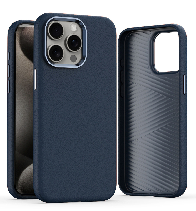 Ehtne nahkümbris iPhone 15PROMAX telefonile Apple 14Plus riistvaraline objektiiviraam magnetilise kaitsega