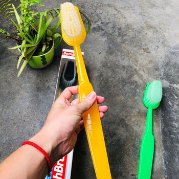 Suur hambahari Vannihari Lemmikloomade puhastushari Vannihari Massaažihari