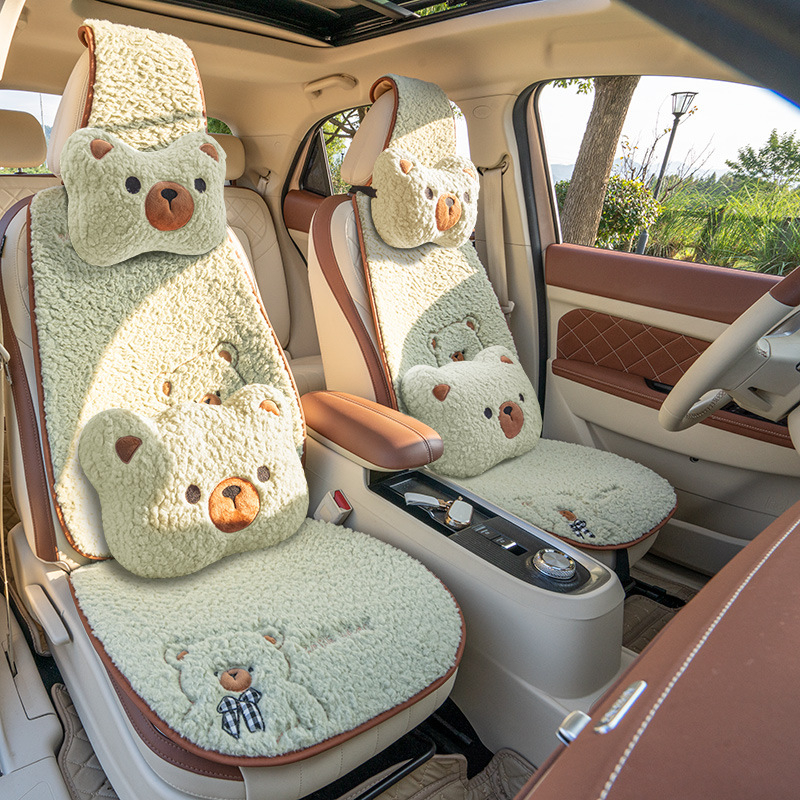 Autopadi pehme soe talvine istmekate koomiksi armas jumalanna autopadi poolpakk autoistmepadja hulgimüük