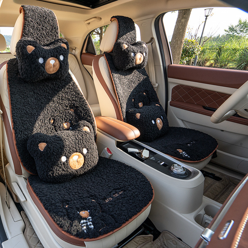 Autopadi pehme soe talvine istmekate koomiksi armas jumalanna autopadi poolpakk autoistmepadja hulgimüük