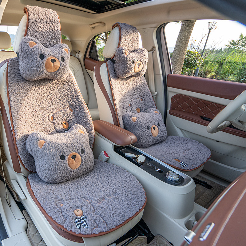 Autopadi pehme soe talvine istmekate koomiksi armas jumalanna autopadi poolpakk autoistmepadja hulgimüük