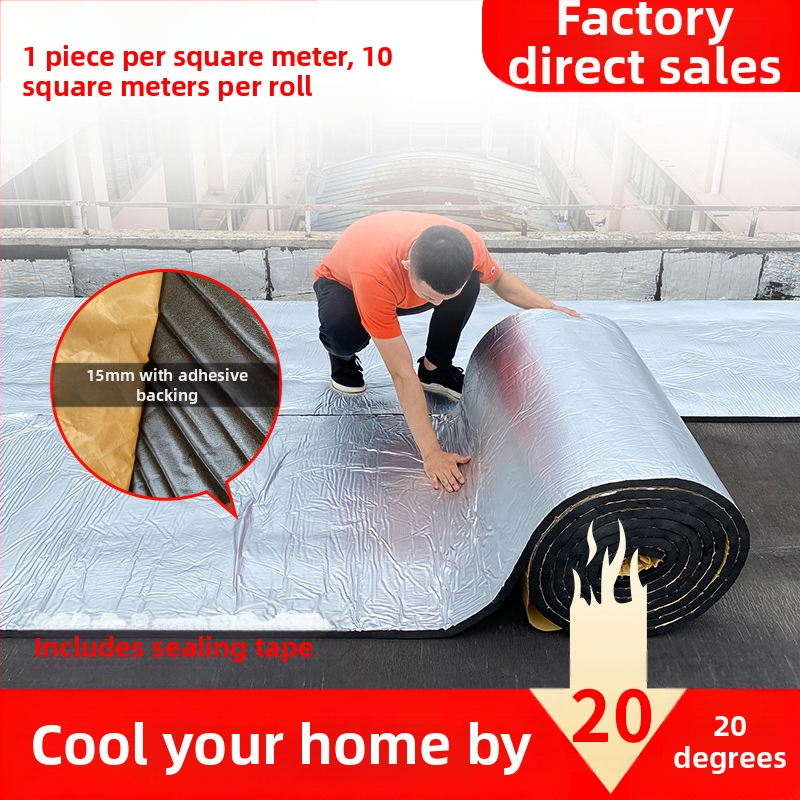 Stogo izoliacija medvilninė, aukštai temperatūrai atspari, ugniai atspari medžiaga, stogo, saulės kambario, lubų izoliacinė plėvelė, stogo lipni izoliacinė plokštė