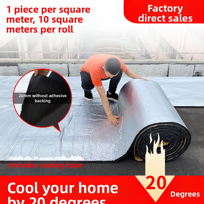 Stogo izoliacija medvilninė, aukštai temperatūrai atspari, ugniai atspari medžiaga, stogo, saulės kambario, lubų izoliacinė plėvelė, stogo lipni izoliacinė plokštė