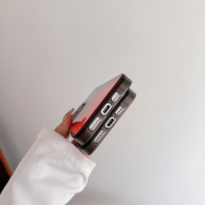 Gaismas plūstošās smiltis iPhone16Pro telefona maciņam Apple 15 mīkstām malām ar cietu muguru, ārzemju tirdzniecības karsts pārdošanas aizsargmaciņš