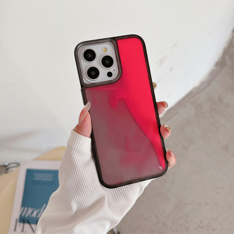 Светещ плаващ пясък за iPhone16Pro калъф за телефон Apple 15 с мек ръб, твърд гръб, външна търговия, горещо продаван защитен калъф