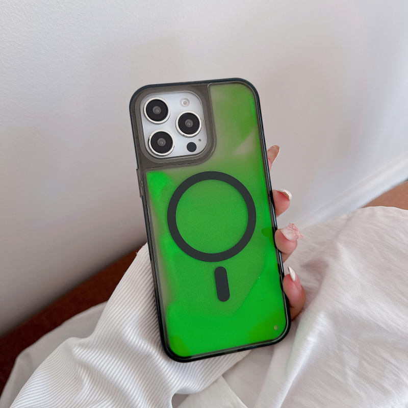 Светещ плаващ пясък за iPhone16Pro калъф за телефон Apple 15 с мек ръб, твърд гръб, външна търговия, горещо продаван защитен калъф