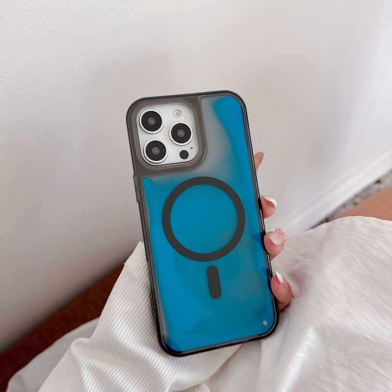 Светещ плаващ пясък за iPhone16Pro калъф за телефон Apple 15 с мек ръб, твърд гръб, външна търговия, горещо продаван защитен калъф