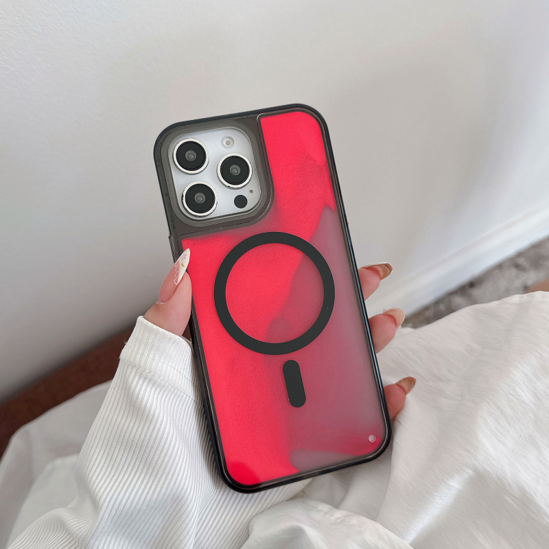 Светещ плаващ пясък за iPhone16Pro калъф за телефон Apple 15 с мек ръб, твърд гръб, външна търговия, горещо продаван защитен калъф
