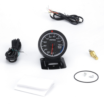 60 mm automašīnas modifikācijas instrumenta rādītājs ar kompresoru ūdens temperatūrai, eļļas temperatūrai, eļļas spiediena spriegumam, gaisa un degvielas attiecībai, automašīnas instruments