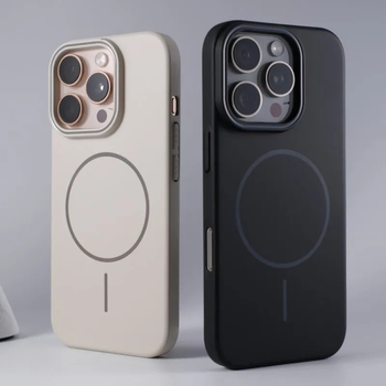Мек и ултратънък калъф за телефон, подходящ за iPhone 17, магнитно затягане за Apple 15, матов фин кръгъл калъф за Promsx 16, нов