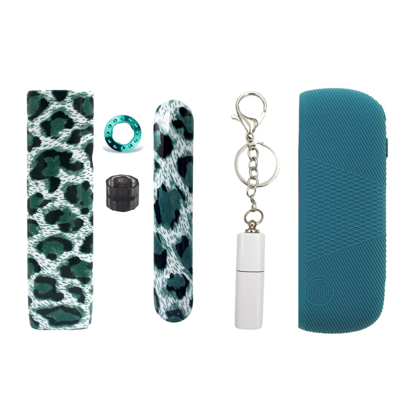 5in1 sobib Iqoiluma/One kaitseümbrisele, silikoonkate, sigaretihoidja kork + sigaretipadruni eemaldaja, sigaretikarbi puhastamine