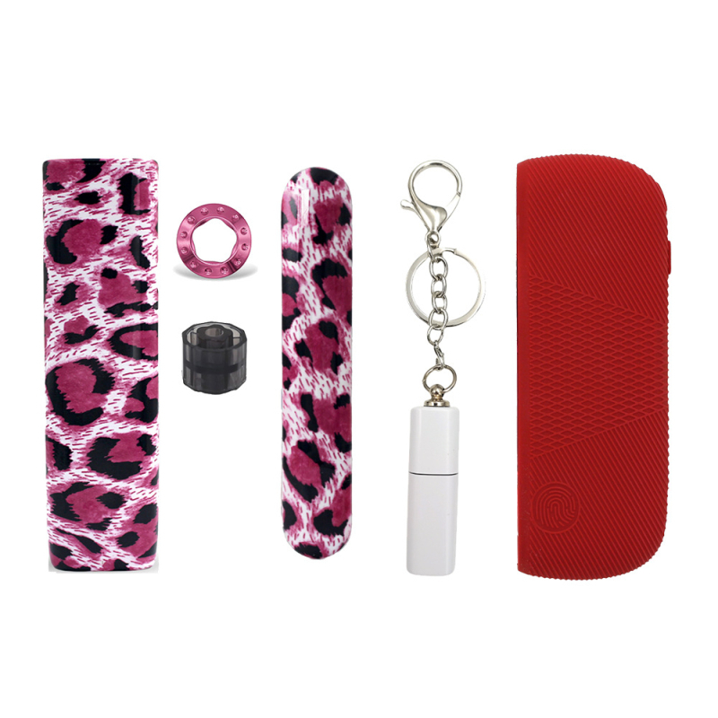 5in1 sobib Iqoiluma/One kaitseümbrisele, silikoonkate, sigaretihoidja kork + sigaretipadruni eemaldaja, sigaretikarbi puhastamine