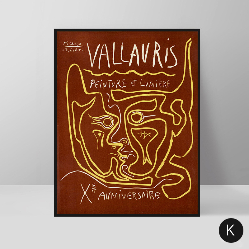 Picasso retro abstraktse tegelaskuju dekoratiivmaal elutoa hotelli B&B restorani meistri õlimaal nišikunsti rippuv maal