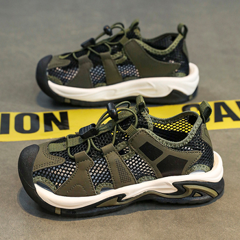 Hongxing lastejalatsid, laste sandaalid, poisid, 2025. aasta uued suvised õuespordijalatsid keskmisele ja suurele kasvule, poistele