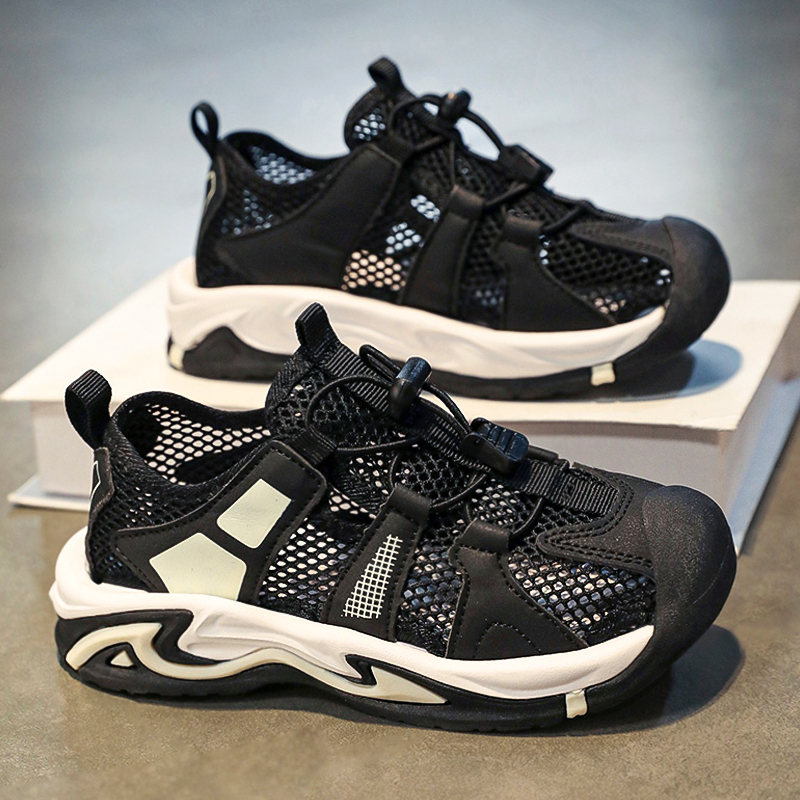 Hongxing lastejalatsid, laste sandaalid, poisid, 2025. aasta uued suvised õuespordijalatsid keskmisele ja suurele kasvule, poistele