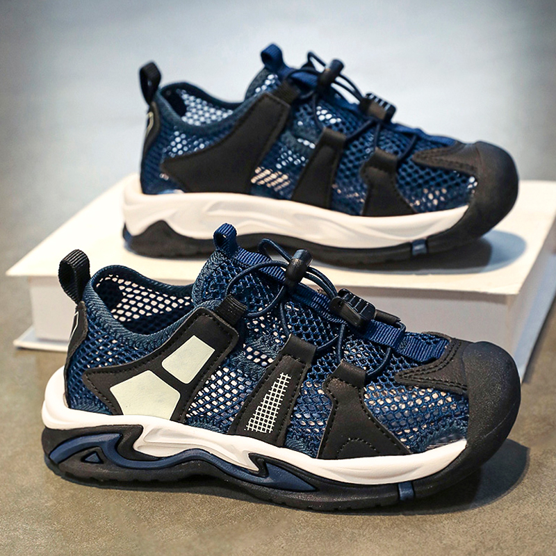 Hongxing lastejalatsid, laste sandaalid, poisid, 2025. aasta uued suvised õuespordijalatsid keskmisele ja suurele kasvule, poistele