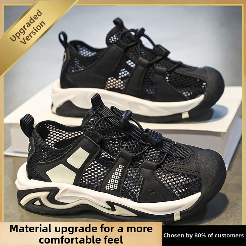 Hongxing lastejalatsid, laste sandaalid, poisid, 2025. aasta uued suvised õuespordijalatsid keskmisele ja suurele kasvule, poistele