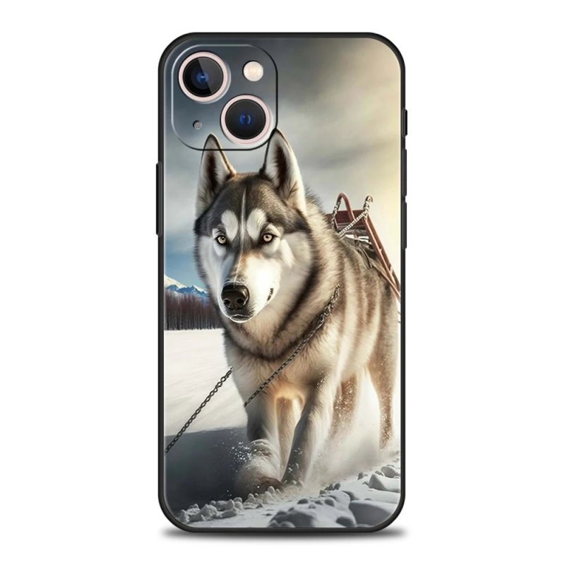 iPhone15 jaoks uus armas Hanhan Erha koera telefonikott