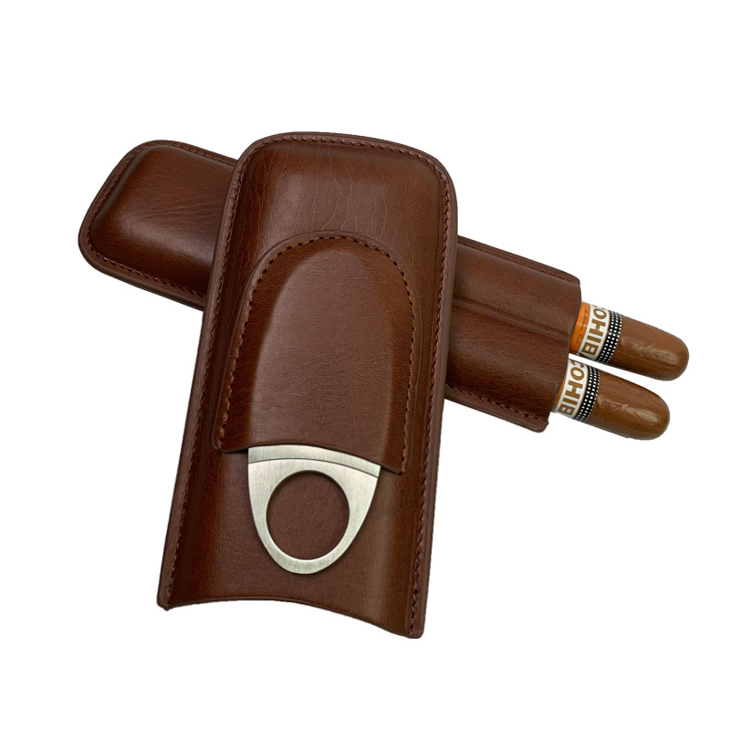 Noliktavā Cigāru komplekts Salikts Cigāru šķēres Personalizēts Cigāru Mitrinātājs Cigāru Ādas Maciņš Uzglabāšana Aizsargpārvalks