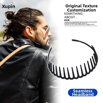 Κορδέλες μαλλιών για άνδρες, κορδέλες μαλλιών με δόντια για αγόρια, κορδέλες μαλλιών για πλύσιμο προσώπου, αόρατες κορδέλες μαλλιών για αθλητική πίεση, αξεσουάρ μαλλιών για πλάτη, φουρκέτες