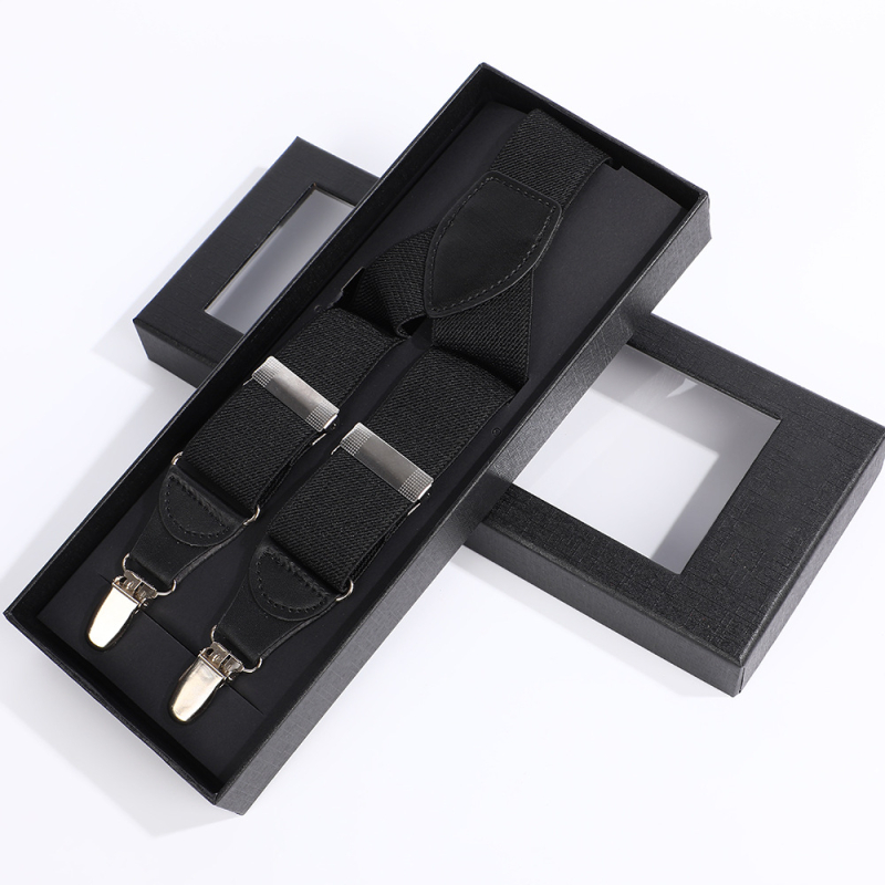 Meeste püksid, traksid, täiskasvanutele, ühevärvilised, elastsed, kolme klambriga traksid, äri- ja vabaajarõivad, klambriga traksid