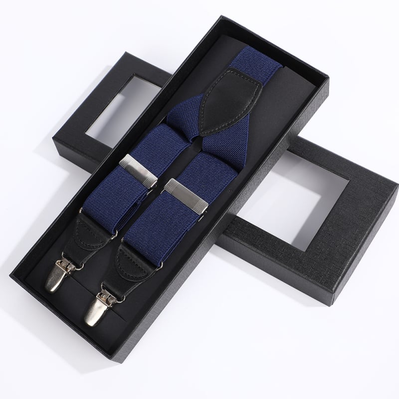 Meeste püksid, traksid, täiskasvanutele, ühevärvilised, elastsed, kolme klambriga traksid, äri- ja vabaajarõivad, klambriga traksid