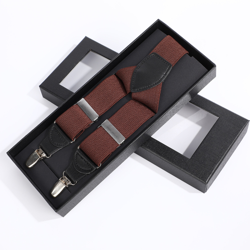 Meeste püksid, traksid, täiskasvanutele, ühevärvilised, elastsed, kolme klambriga traksid, äri- ja vabaajarõivad, klambriga traksid