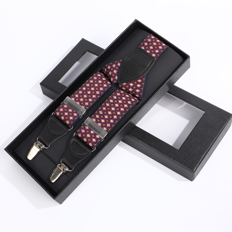 Meeste püksid, traksid, täiskasvanutele, ühevärvilised, elastsed, kolme klambriga traksid, äri- ja vabaajarõivad, klambriga traksid