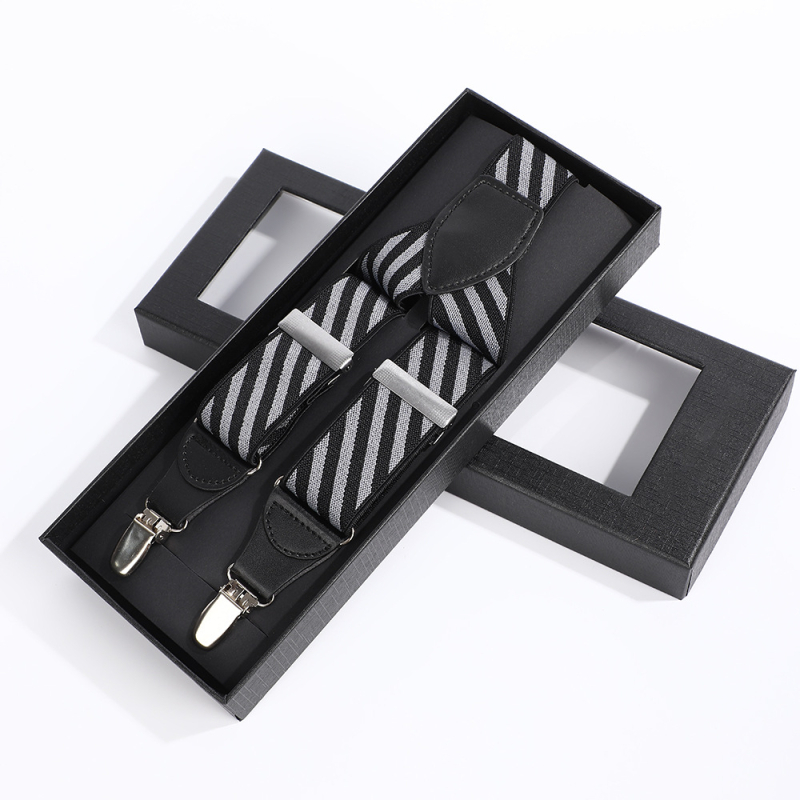 Meeste püksid, traksid, täiskasvanutele, ühevärvilised, elastsed, kolme klambriga traksid, äri- ja vabaajarõivad, klambriga traksid