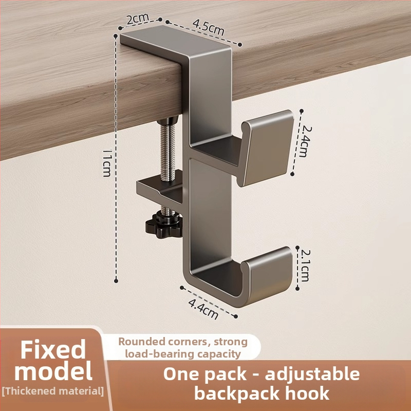 Koolikoti konksuga õpilaslaud küljel rippuv koolikott löögivaba tugev koormust kandev ühiselamu laud õmblusteta rippuva koti artefakt