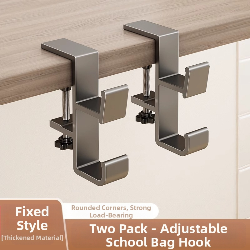 Koolikoti konksuga õpilaslaud küljel rippuv koolikott löögivaba tugev koormust kandev ühiselamu laud õmblusteta rippuva koti artefakt