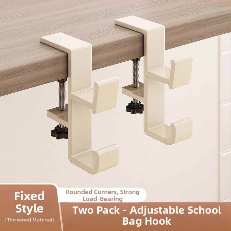 Koolikoti konksuga õpilaslaud küljel rippuv koolikott löögivaba tugev koormust kandev ühiselamu laud õmblusteta rippuva koti artefakt