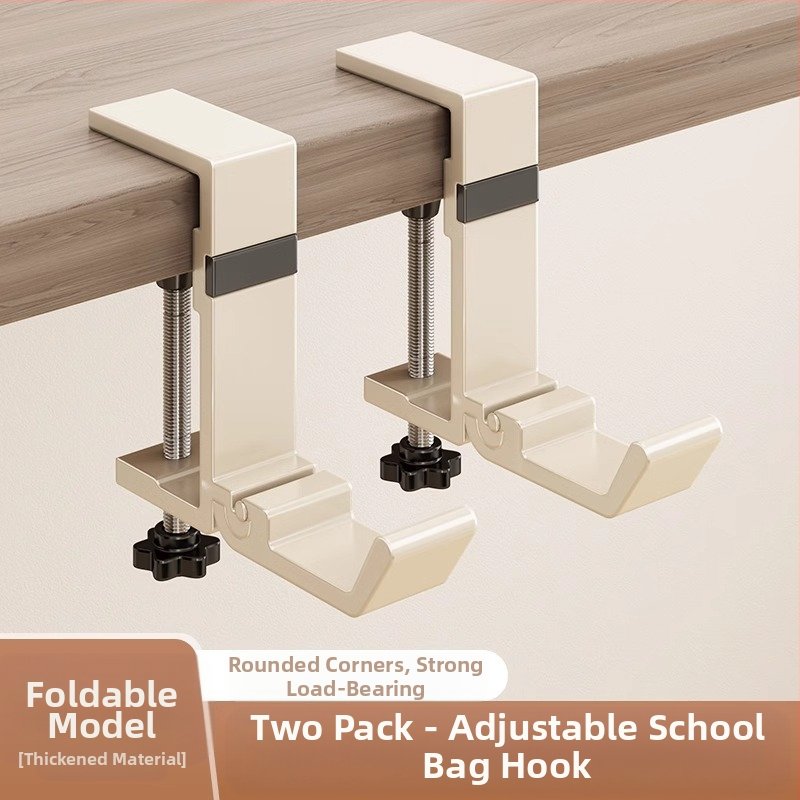 Koolikoti konksuga õpilaslaud küljel rippuv koolikott löögivaba tugev koormust kandev ühiselamu laud õmblusteta rippuva koti artefakt