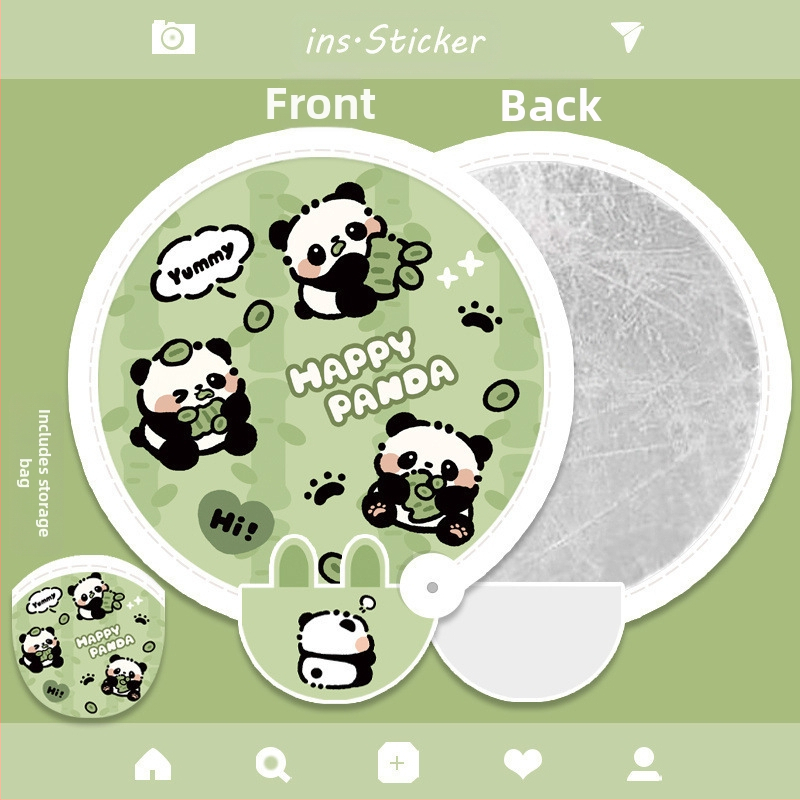 Uus kaasaskantav antiikstiilis reisiloominguline ümmargune ventilaator, õues kasutatav väike igapäevaseks kasutamiseks mõeldud kokkupandav valgustahvel