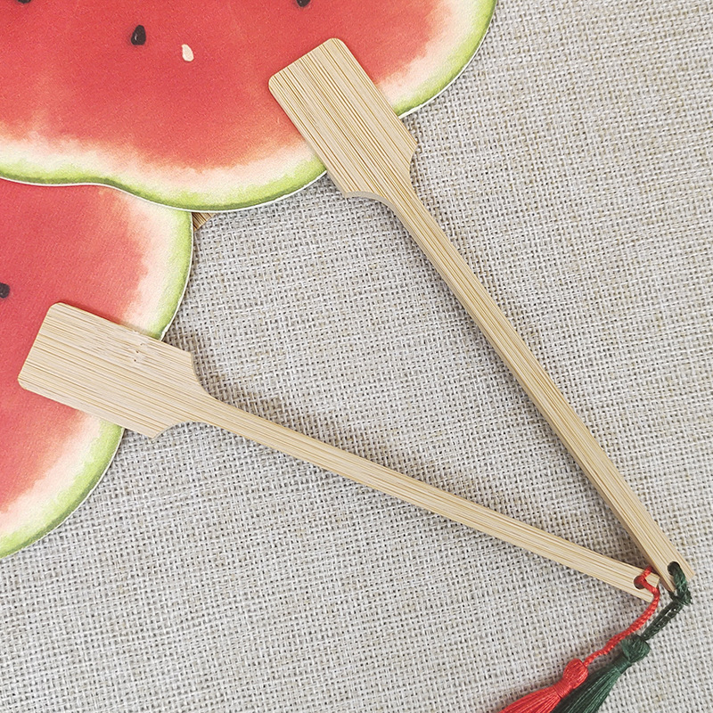 Arbuusiventilaator Puuviljagrupi ventilaator Lahedad rekvisiidid Väikese punase raamatu plahvatused Käsitsi maalitud ventilaator Suvine armas käsitsi krõbistav ventilaatori kingitus