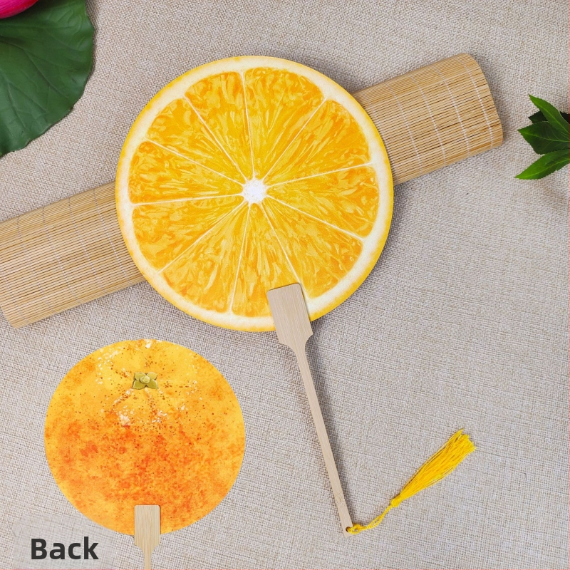 Arbuusiventilaator Puuviljagrupi ventilaator Lahedad rekvisiidid Väikese punase raamatu plahvatused Käsitsi maalitud ventilaator Suvine armas käsitsi krõbistav ventilaatori kingitus