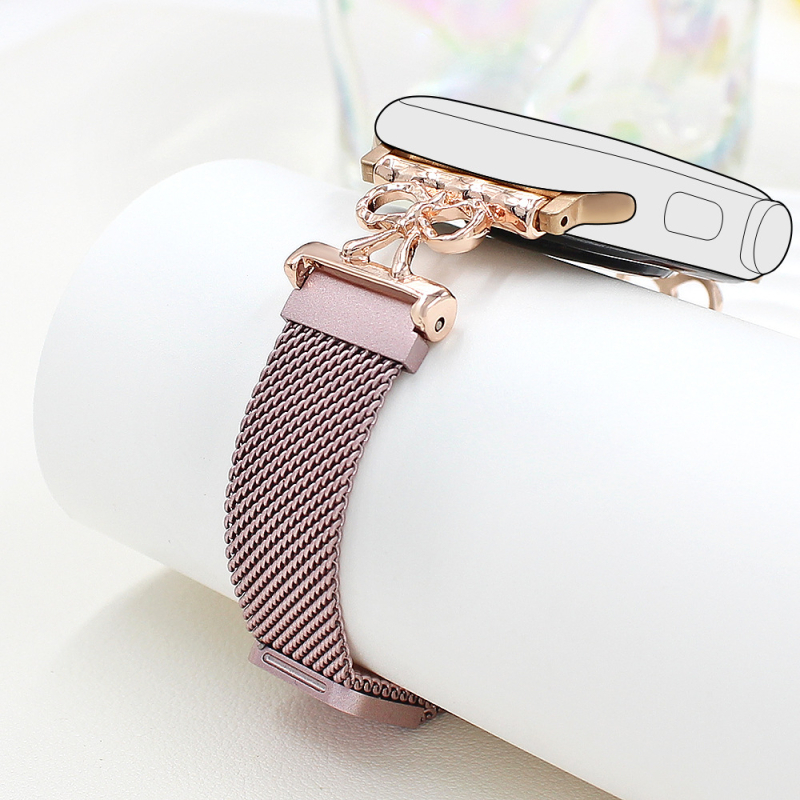 Piemērojams Apple Watch Steel Band iwatch45678/SE paaudzes viedpulksteņu siksniņai ar jaunu magnētisko regulēšanu 38/42