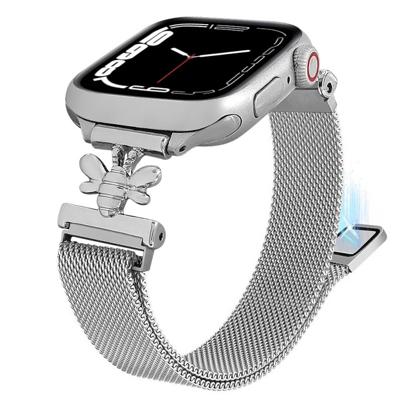 Kohaldatav Apple Watch Steel Band iwatch45678/SE põlvkonna nutikellarihmale, uus magnetiline reguleerimine, 38/42