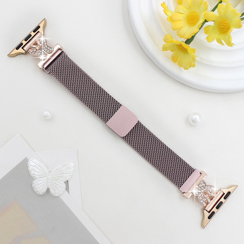 Kohaldatav Apple Watch Steel Band iwatch45678/SE põlvkonna nutikellarihmale, uus magnetiline reguleerimine, 38/42